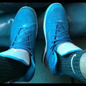 Blue suede Men's Jordan size 11